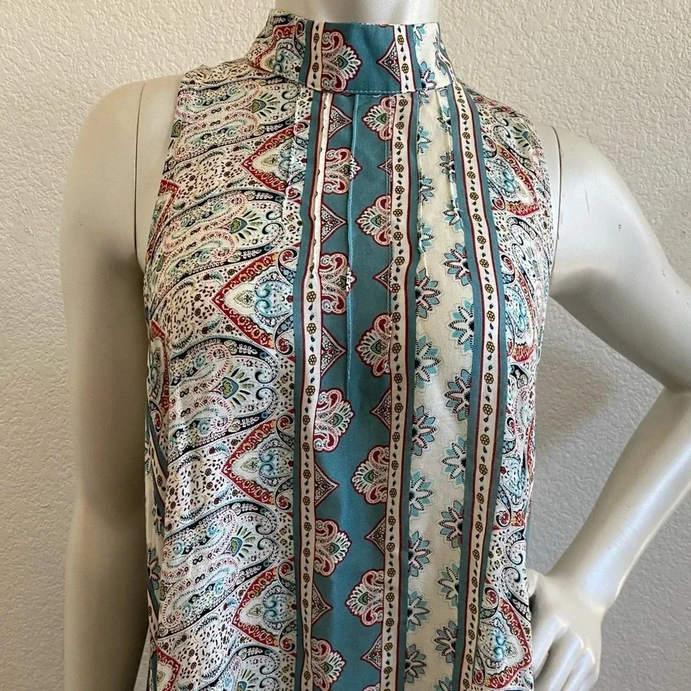 Intimately Free People Mock Neck Slip Dress Boho Large - Picture 13 of 14